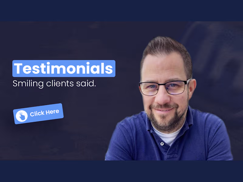 Cover image for Testimonials, feedbacks and results