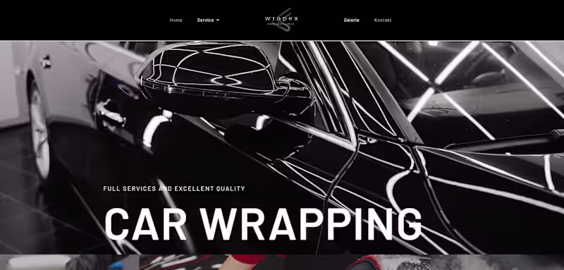Cover image for Car Wrapping Website