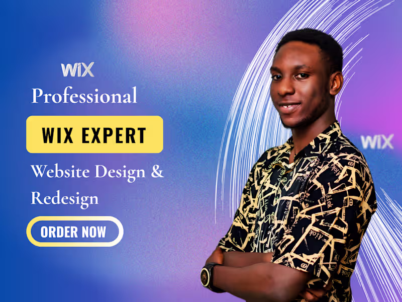 Cover image for I will build or redesign your Wix website for higher sales