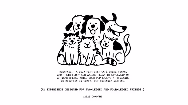 Cover image for COMPANI - PET CAFE BRANDING