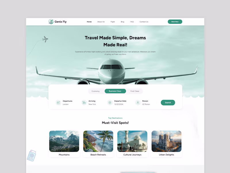 Cover image for Figma Design | Service Landing Page | UI/UX Design