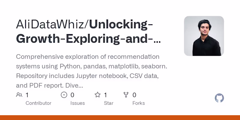 Cover image for Unlocking Growth: Building Recommendation Systems