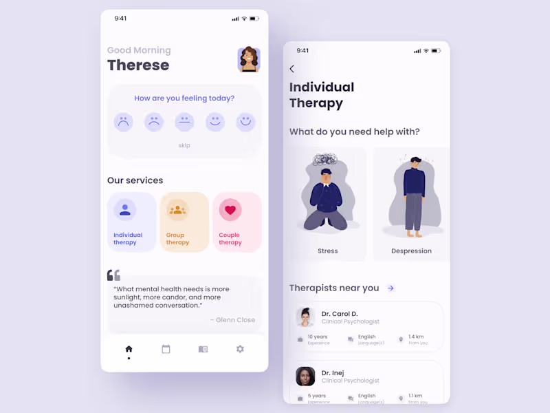 Cover image for Mental Health App