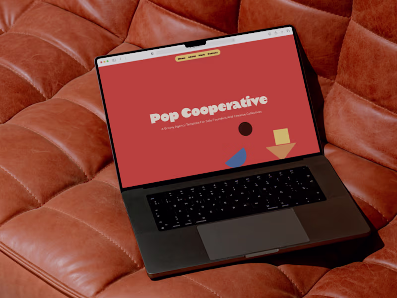 Cover image for Pop Cooperative Template Design and Development