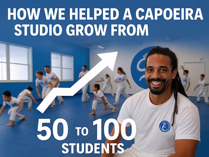 Cover image for How We Helped a Capoeira Studio Grow from 50 to 100 Students