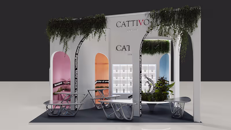 Cover image for Jewelry exhibition stand