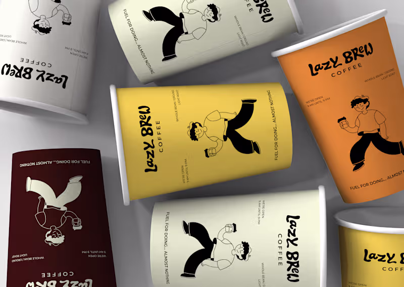 Cover image for Lazy Brews Brand Identity Development