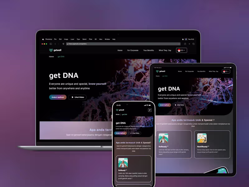 Cover image for UI Design Landing Page (1-5 screen)