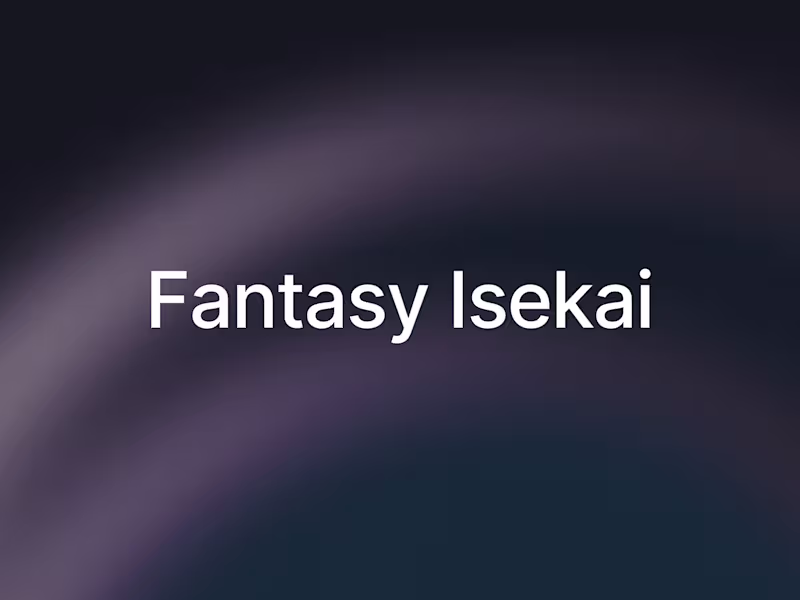 Cover image for Fantasy Isekai Novel