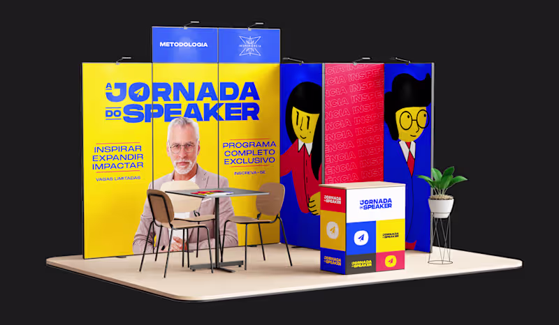 Cover image for A Jornada do Speaker | Branding on Behance
