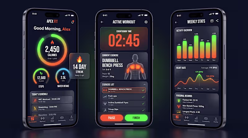 Cover image for APEX FIT - Fitness Tracking