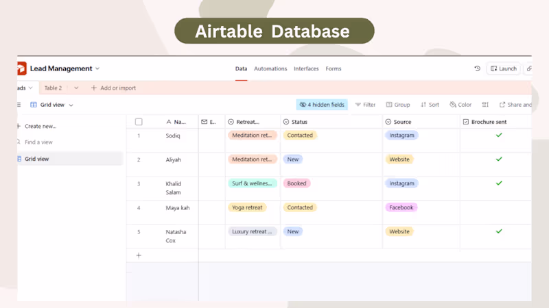 Cover image for Airtable Database Management