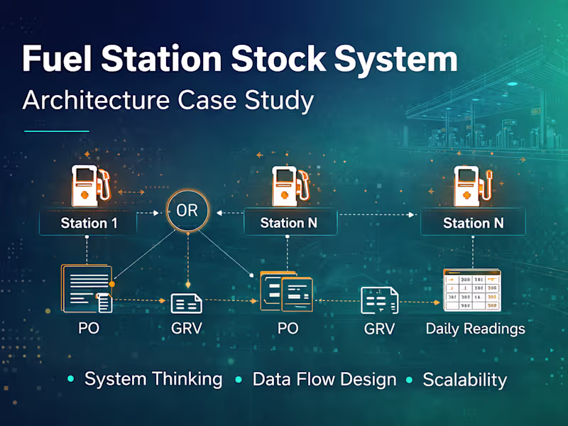 Cover image for Fuel Station Stock System – Architecture Design & Handoff