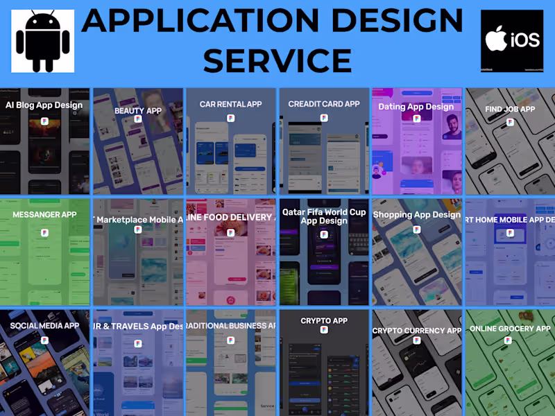 Cover image for Android & IOS App Design / Redesign 