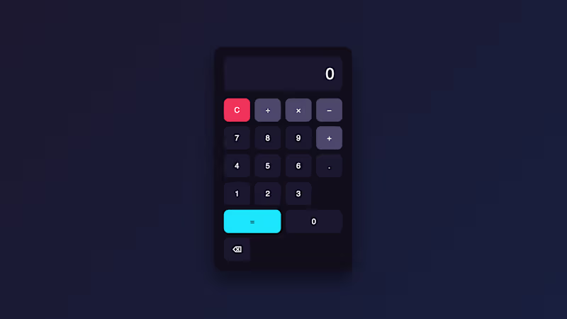 Cover image for Simple Calculator website