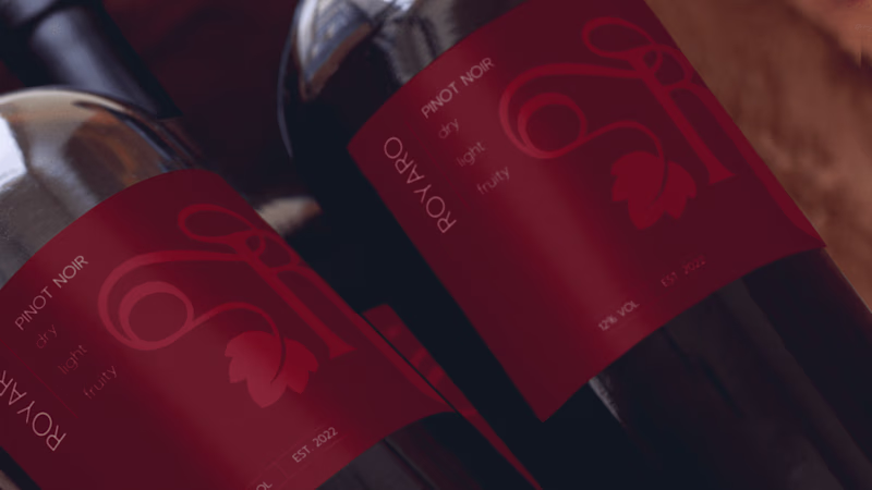 Cover image for Royaro Wine 🍷 Brand Ideation + Design 
