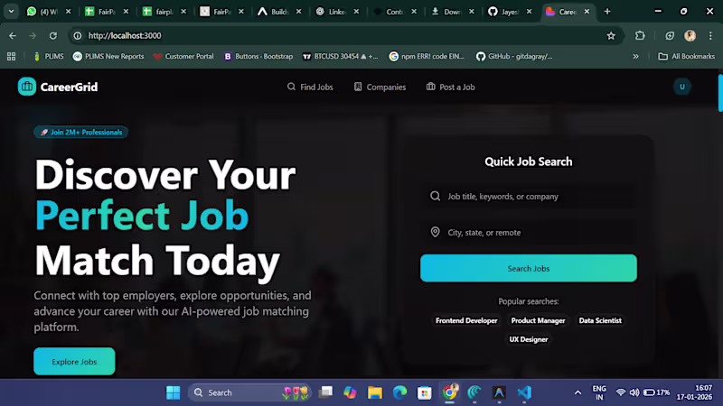 Cover image for careergrid