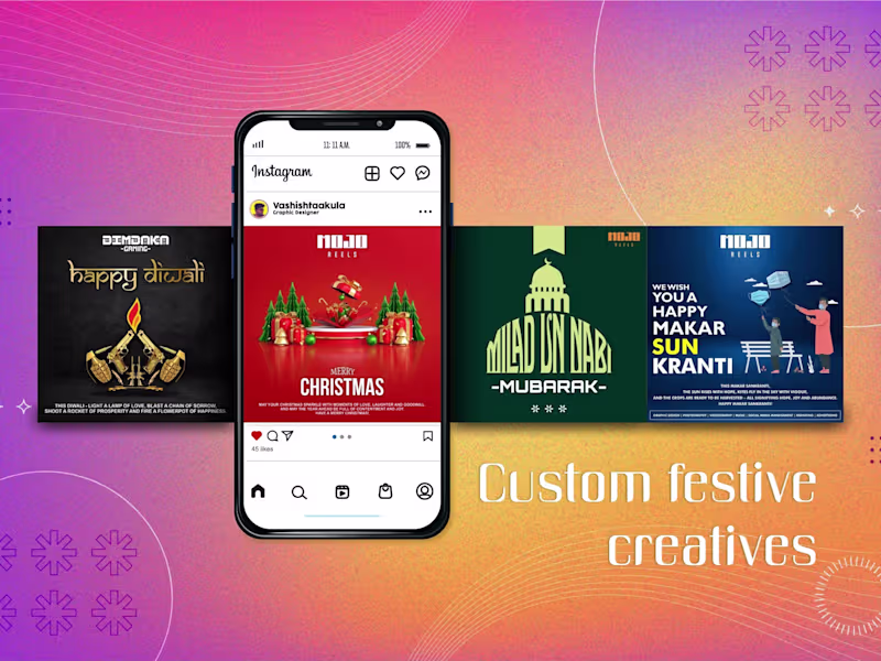 Cover image for Social Media Festive Creatives