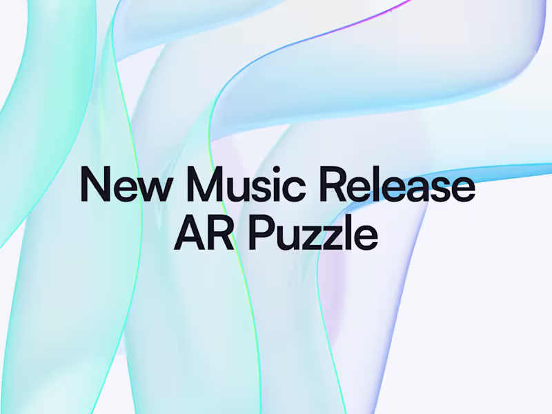 Cover image for New Music Release AR Puzzle 🎶🔍