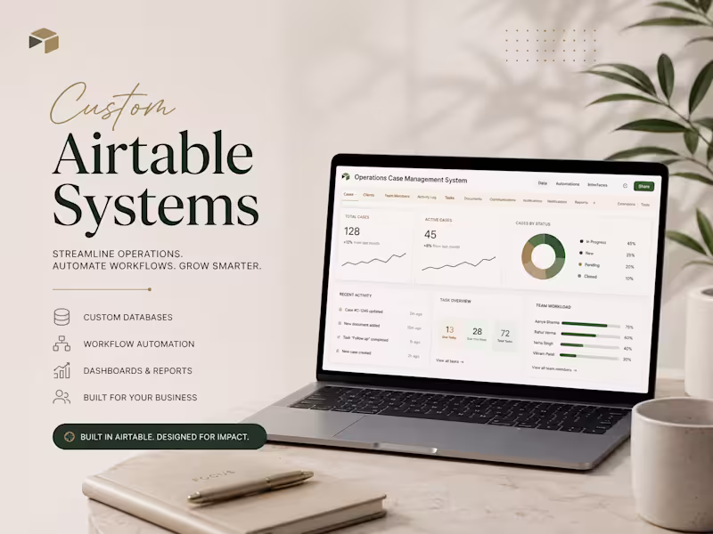 Cover image for Custom Airtable CRM & Business Operations System