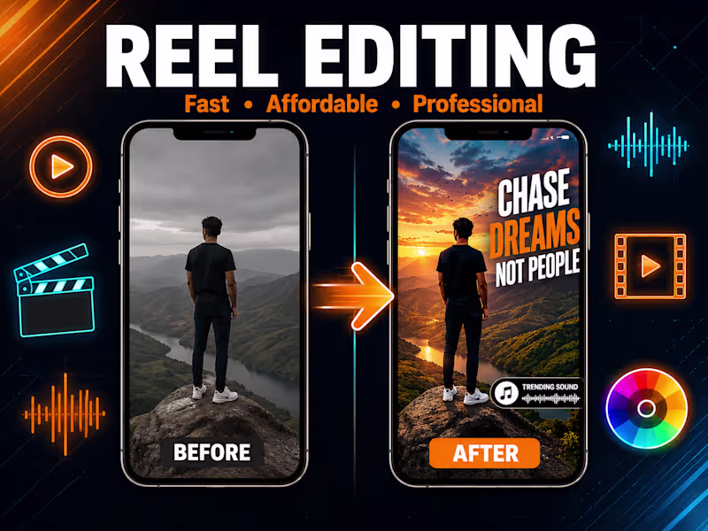 Cover image for Instagram Reel & Short Video Editing