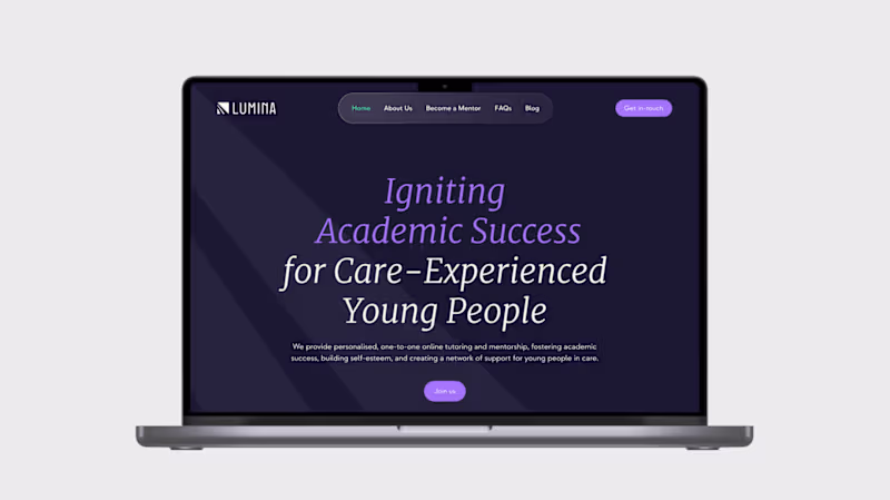 Cover image for Lumina (Strategy, Branding, Website & Marketing)