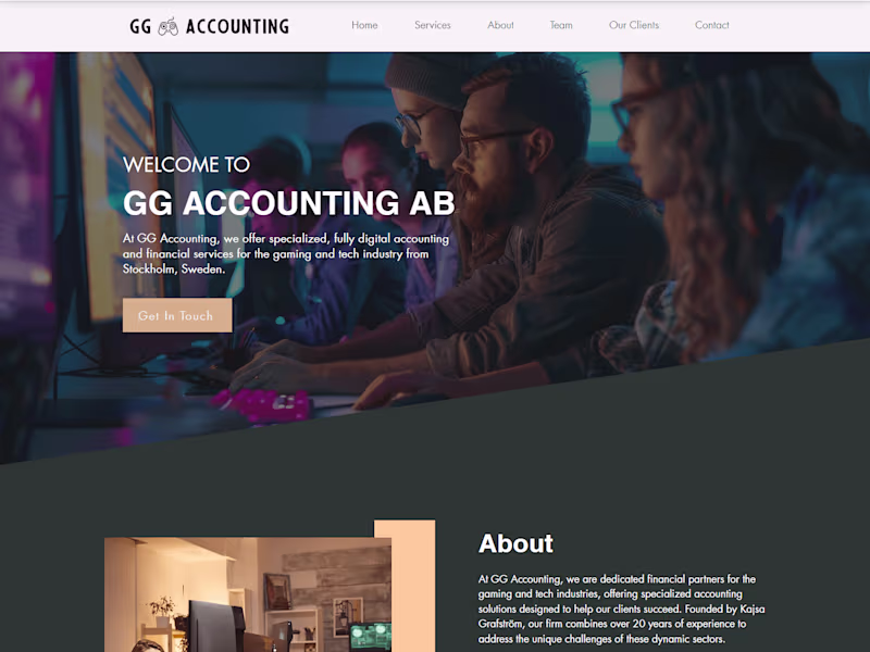 Cover image for Design a new sleek Landing page on wix studio. 