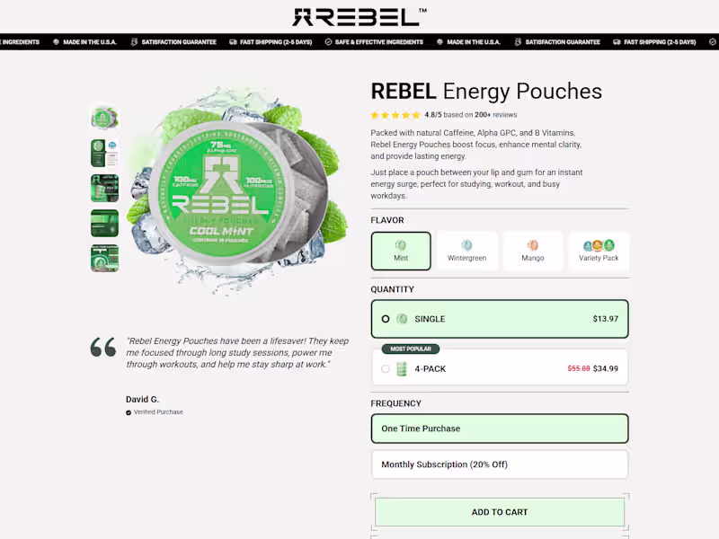 Cover image for Figma to Replo Landing Page Conversion for Rebel Pouches