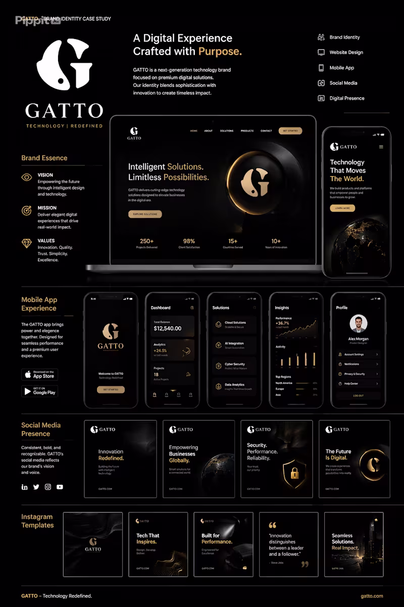 Cover image for Premium Lifestyle Brand - GATTO
Elegance