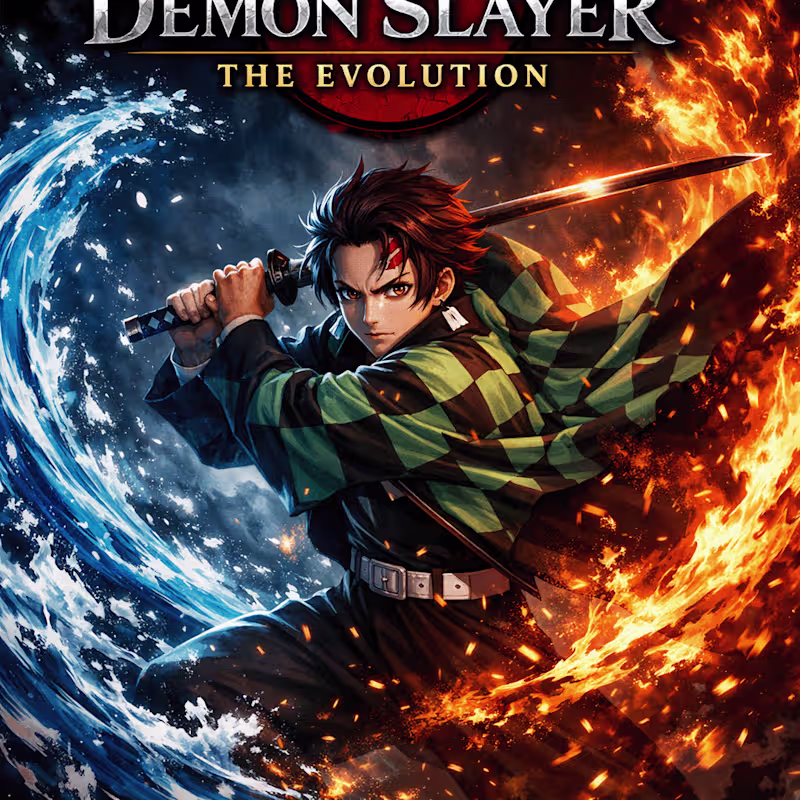 Cover image for Cinematic Demon Slayer Key Art: The L0 to L9 Evolution