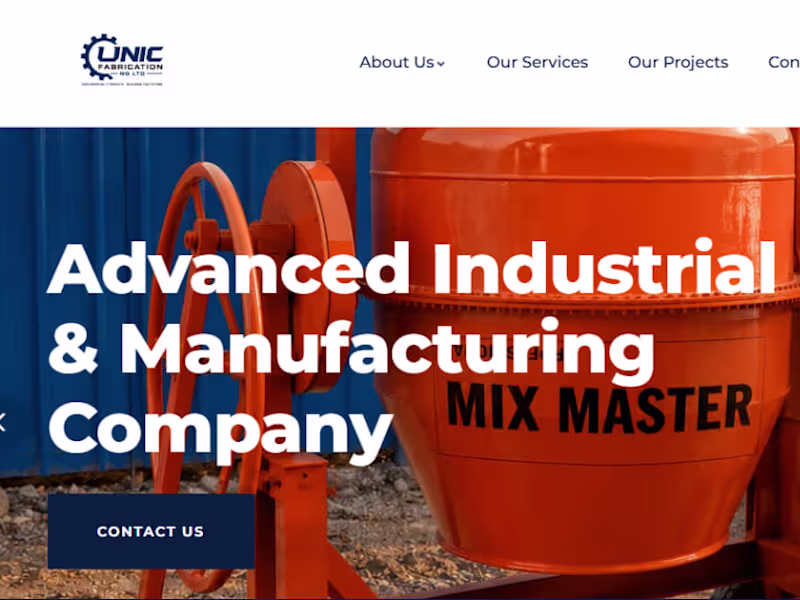 Cover image for Unic Fabrication – Engineering Strength, Building the future