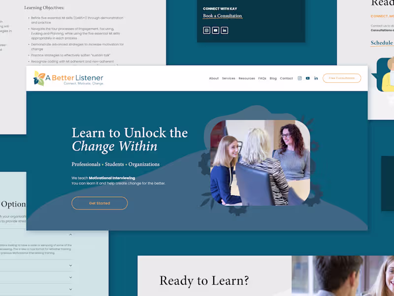 Cover image for A Better Listener - Web Design & Development