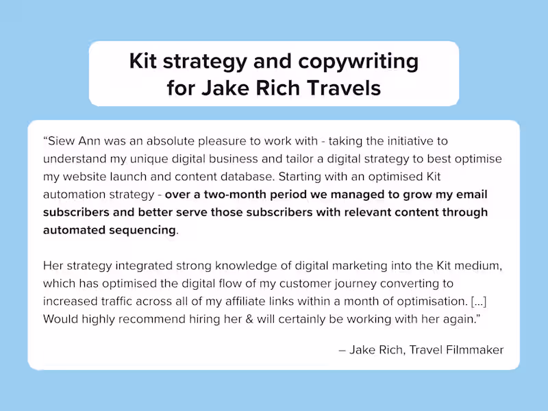Cover image for Kit strategy and copywriting
