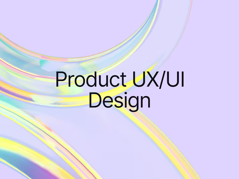 Cover image for Web App UX/UI Design for SaaS Products