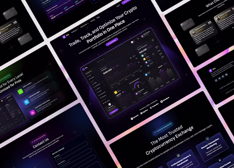 Cover image for Xiro – Dark Mode Crypto