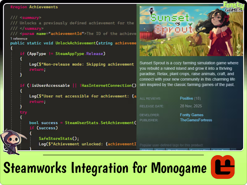 Cover image for Built a drop-in Steamworks integration