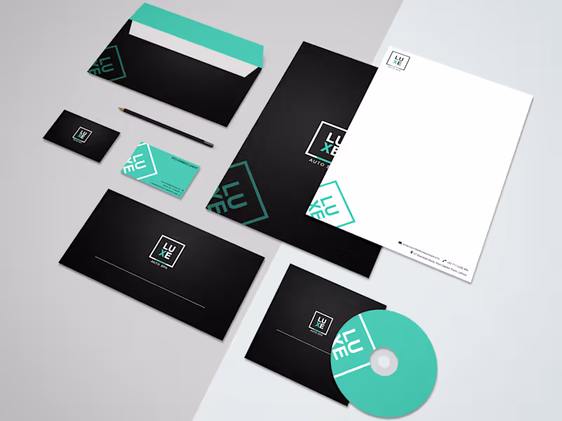 Cover image for Brand Identity Design for LUXE Auto Spa