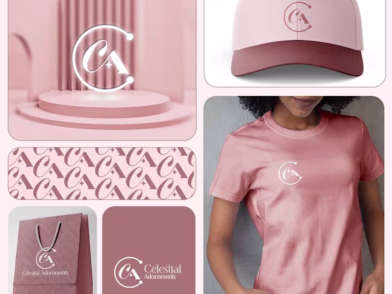 Cover image for Brand identity design and mock designs