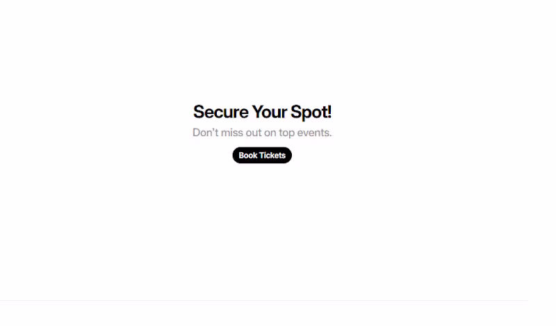 Cover image for Landing Page For An Event