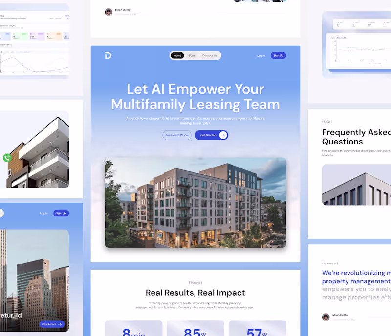 Cover image for Domiq | High-Conversion AI Platform Landing Page