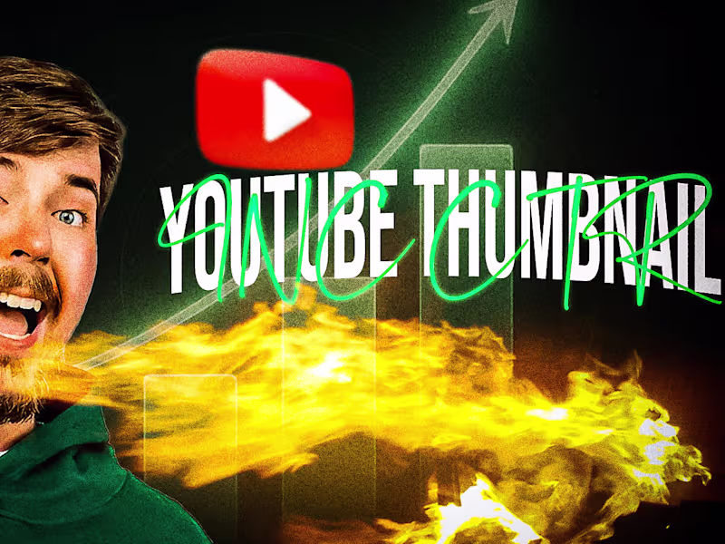 Cover image for Professional YouTube Thumbnail Design (2 Custom Thumbnails)