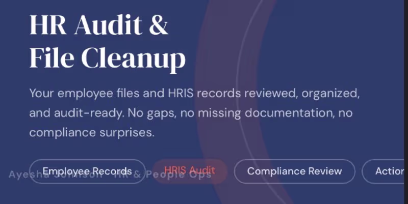 Cover image for HR Audit and File Cleanup
