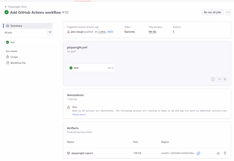 Cover image for CI/CD Test Automation with GitHub Actions