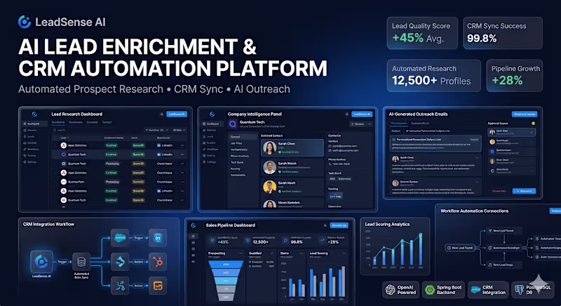 Cover image for AI Lead Enrichment & CRM