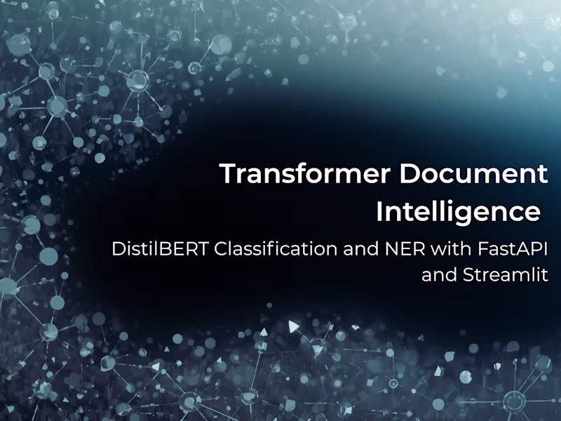 Cover image for Transformer-based Document Intelligence System