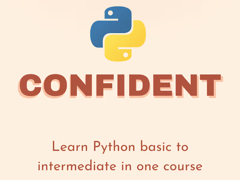 Cover image for Python Confident
