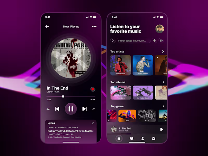 Cover image for Music Player UI