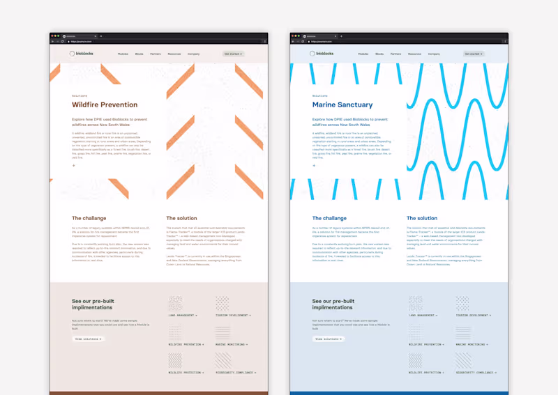 Cover image for Bioblocks branding and platform concept development