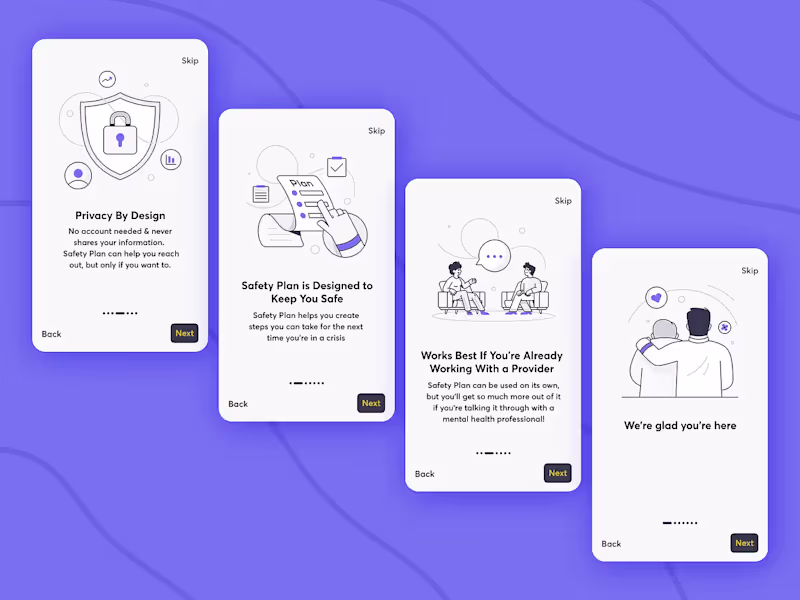Cover image for Illustrations & Icons for Safety Plan App