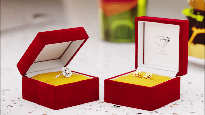 Cover image for Jewelery Brand 3D Photorealistic Advertisement Design Project